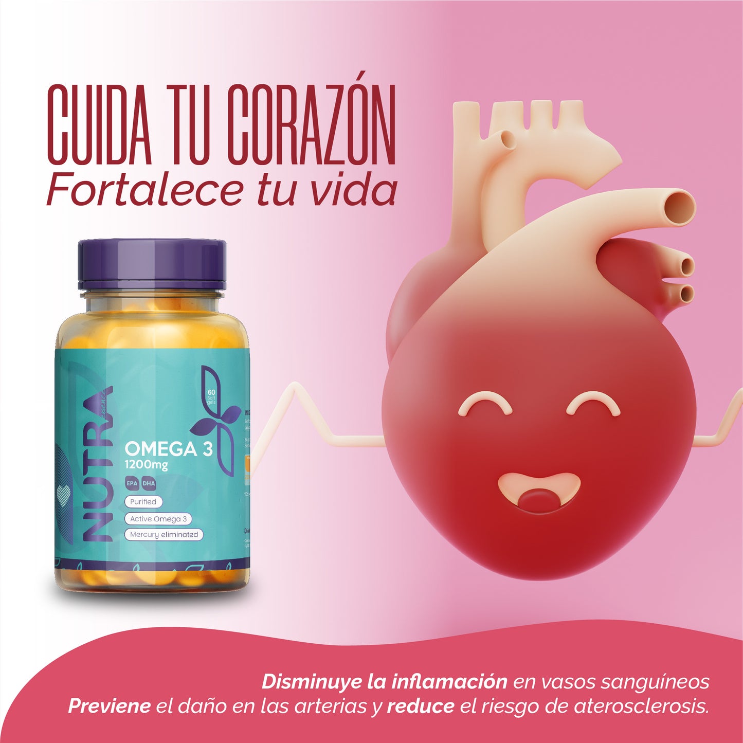 OMEGA 3 1200 MG X 60 SOFGEL- LIBRE DE MERCURIO