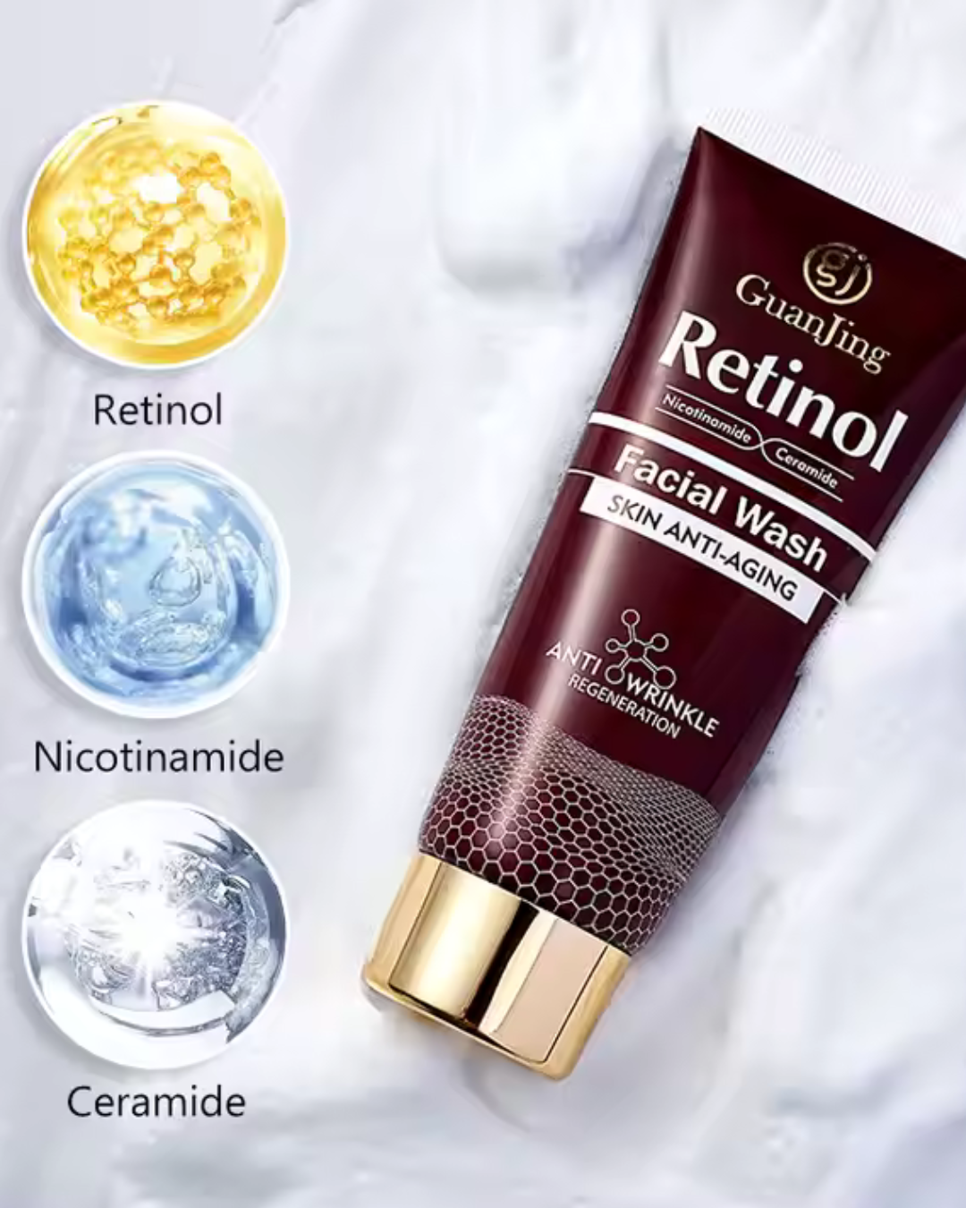 Gel Limpiador Facial con Retinol y Nicotinamida 🍂